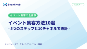 イベント集客方法10選|BtoBの集客設計5つのステップ